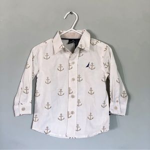 Nautica • Nautical Print Dress Shirt